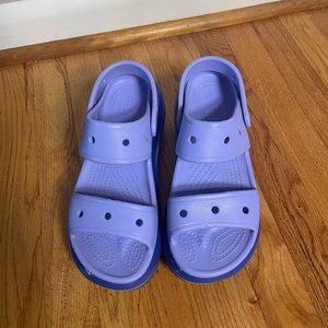 Crocs Mega Crush Sandal in Purple